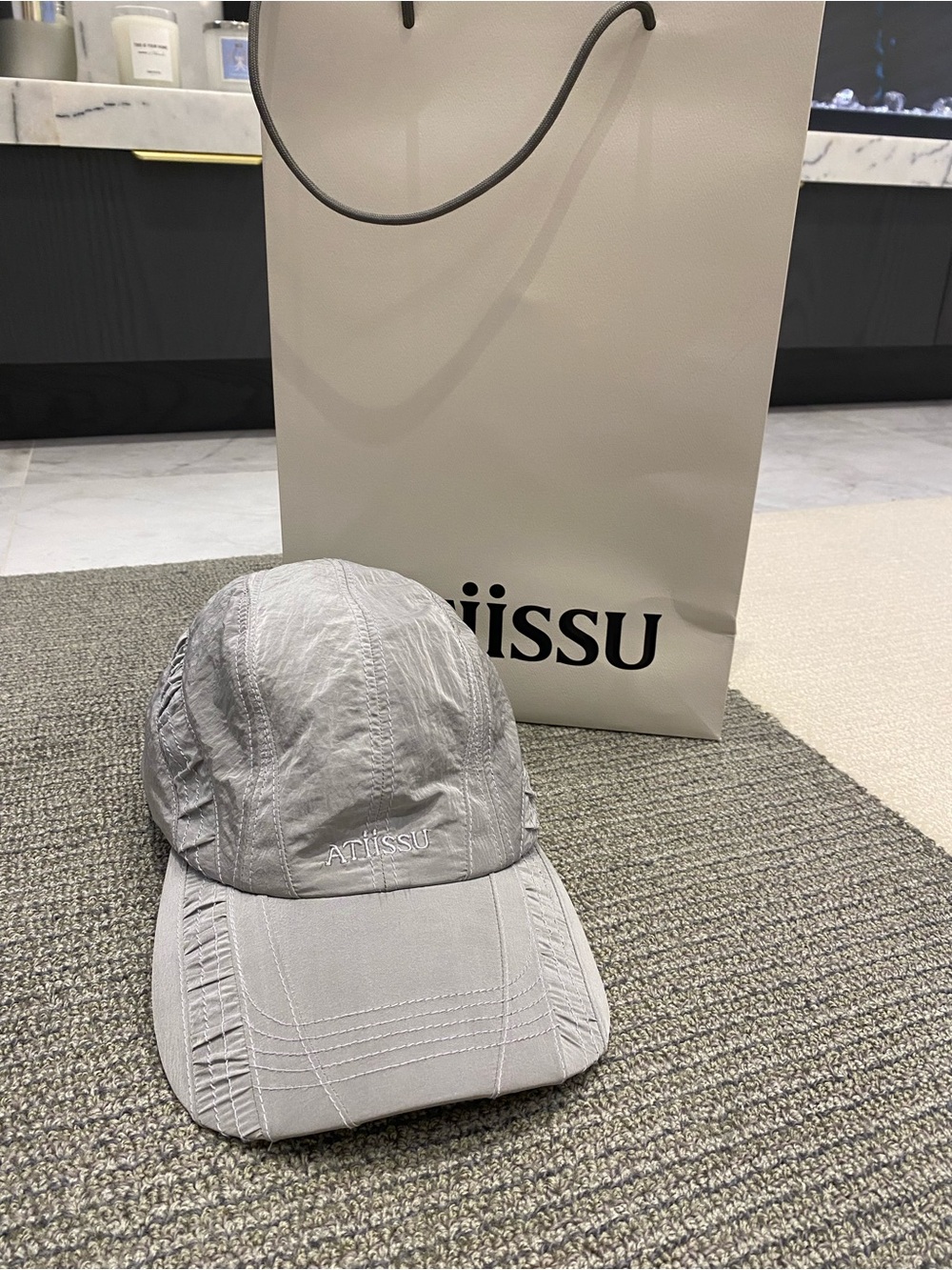 Men's Performance Cap in Light Gray